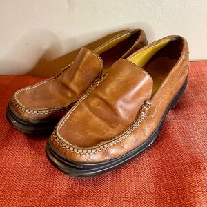 Cole Haan NikeAir Leather Slip on Mules Shoes Men's Size 9 Brown